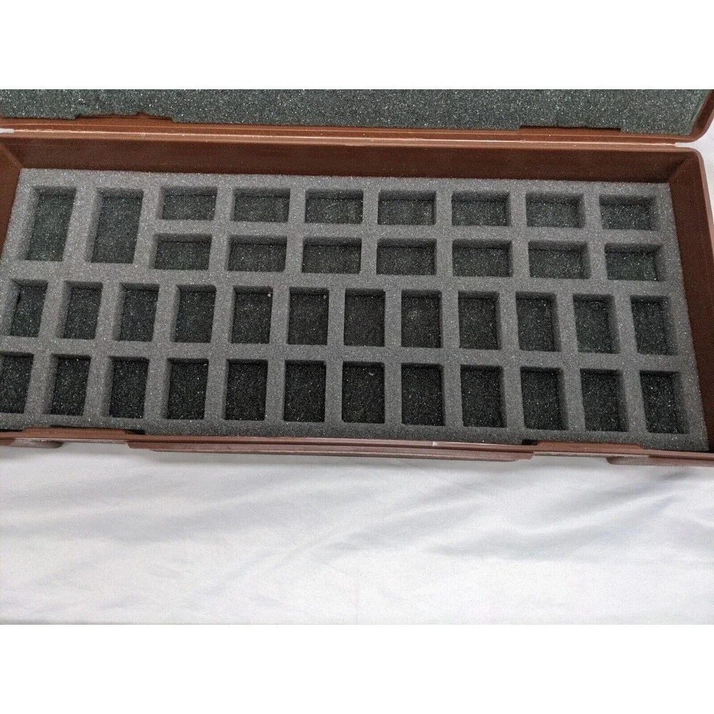 Chessex Large Miniature Brown Storage Box With 2 Foam
